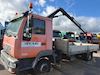 MAN 2aks Fast lad m/ HIAB 035 Kran + fast lad