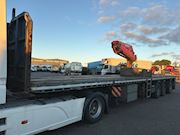 Leci Kran trailer m/ HMF 1820 Autokran + pritsche