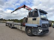 Mercedes 2533 6x2/4 fast lad m/HMF 1820 Autokran + pritsche